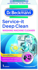 Dr. Beckmann Service-It Deep Clean Washing Machine Cleaner | Removes 99,99 % of Bacteria and Fungi and Viruses | Eliminates Bad Odours | 250 G