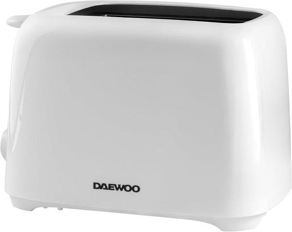 Daewoo Essentials 1.7L Fast Boil Electric Kettle – White Plastic Cordless Jug with Auto Shut-Off & Boil-Dry Protection, Compact, Easy to Use & Clean