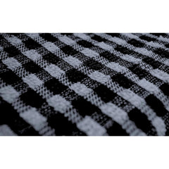 Pack of 2 Cotton Mono Terry Tea Towels – Egyptian Mono Check, Super Absorbent, Soft & Durable – Hotel Quality Kitchen Dish Cloths TT ‎65cm x 46cm approx