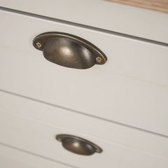 Tutti Bambini Verona Chest Changing Unit, Grey & Oak