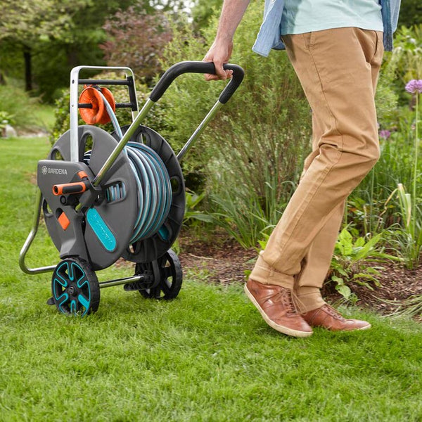 Gardena 50M (164Ft) Cleverroll L Easy Hose Trolley Set