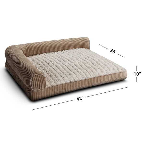 Kirkland Signature L Shaped Bolster Pet Bed, 42