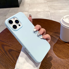 Phone Case: Phone Case - Suitable for Apple 16 Pro Max Phone Case, iPhone 17 Pro Max iPhone 16 iPhone 15 with a Skin-Like Pure Color Soft for 14/13/12/11.