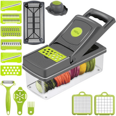 14-in-1 Safe Chopper Vegetable Cutter, Onion Chopper, Veggie Chopper, Chopper, Food Chopper, Food Chopper Manual Hand, Vegetable Slicer, Vegetable Chopper, Kitchen Gadgets, Vegetable Cutter