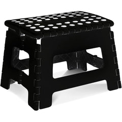 9 Inch Folding Step Stool With Carry Handle & Anti Skid Footpad | Foldable & Collapsible Step Stool