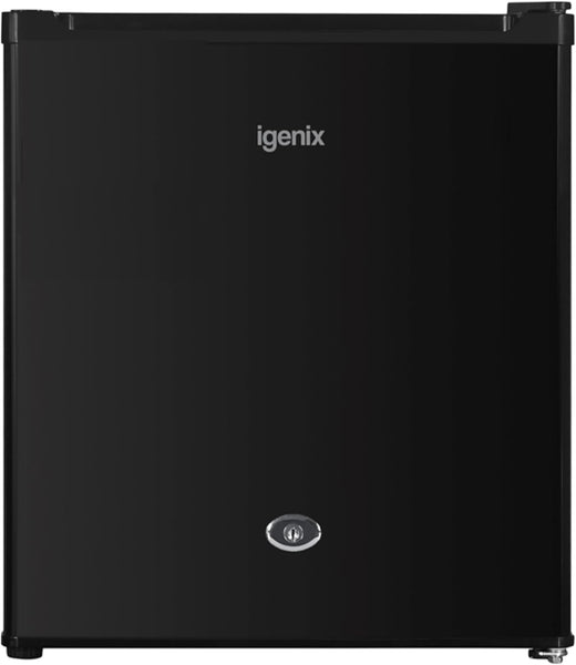 Igenix IG3751BL Table Top Mini Freezer with 33 Litre Capacity, 1 Wire Shelf, Reversible and Lockable Door, Black