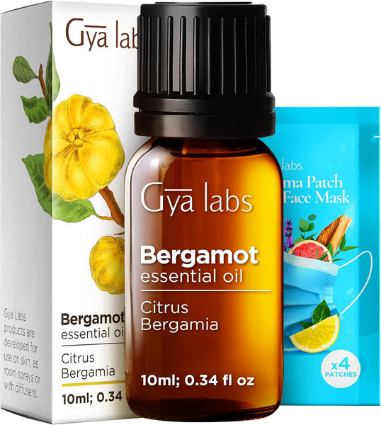 Gya Labs Rose Essential Oils for Skin - 100% Pure Natural Rose Oil for Face, Hair, Diffuser, Perfume & Candle Making Scent Aromatherapy (10Ml)