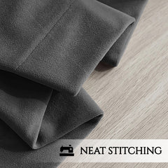 2pc Luxury Velvet Curtain Panels with Free Matching Velvet Cushion Cover – Thermal Insulated Grommet Top Drapes, Energy Saving Curtain Panels for Bedroom & Living Room Home Decor, Perfect Holiday Gift
