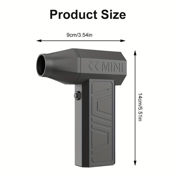 High Speed Violent Turbo Fan High Power Car Dust Blower Multifunctional Portable Violent Camping Fan Handheld Outdoor Camping Hair Dryer, Brushless Motor Turbofan Violent Fan High Speed Turbo Fan, Dust Buster, Air Buster