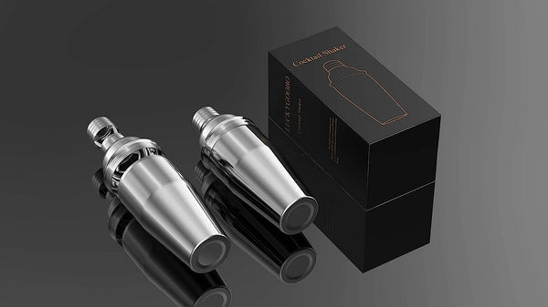 Cocktail Shaker,750Ml Martini Shaker,Food Grade Stainless Steel Martini Mixer Built-In Strainer,Drink Shaker by Luckygoobo,Bartender Kit Gifts.