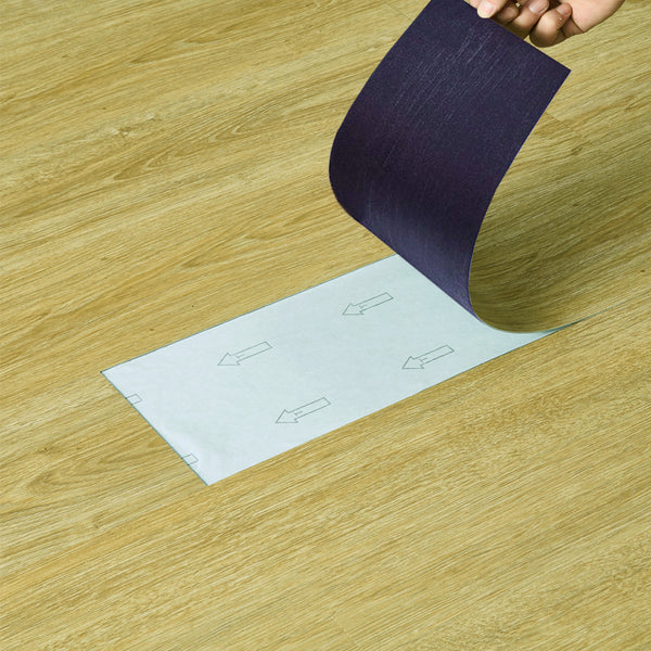 Self Adhesive Vinyl Flooring, Floor Planks with Wood Effect, 36pcs Waterproof PVC Floor Tiles for Bathroom Kitchen and All Flat Floor, Stick On Floor Tiles, 91.5x15.2cm 5m²