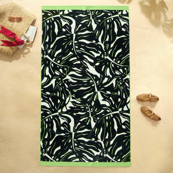Oversized 100% Cotton Pink Sardine Beach Towel