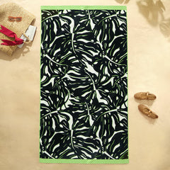 Oversized 100% Cotton Pink Sardine Beach Towel