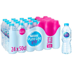 Nestle Pure Life Still Water - Pack of 24 x 500ml - Crisp Hydration Family Mega Pack