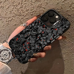 Phone Case: Forged Carbon Fiber Phone Case Suitable for iPhone 17/16/ 15/ 14/ 13/ 12/ 11/ Plus/ Pro/ Pro Max 17Air and Galaxy S25/S24 Plus/S23/S22 Ultra/FE/RedmiProtective Cover, Smartphone Case, Premium Look
