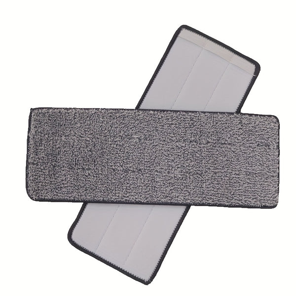 10pcs Dual-Head Mop Replacement Heads - High Absorbent Microfiber Reusable & Disposable Mop Pads, 33x12cm Large Size for Home & Commercial Use, Durable Easy-Clean Floor Mop Heads with Efficient Absorbency, Compatible with Standard Mops (Ideal for Hardwood