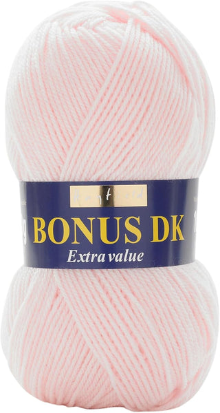 Sirdar Hayfield Bonus DK Double Knitting, White (961), 100G
