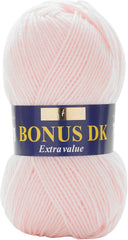 Sirdar Hayfield Bonus DK Double Knitting, White (961), 100G