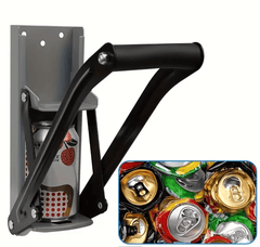 1pc Heavy Duty 16-Ounce Metal Can Crusher- Wall-Mounted Beverage, Beer Can and Bottle Compressor- Suitable Recycling and Home Use- and Halloween