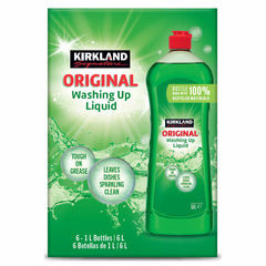 Kirkland Signature Washing up Liquid, 6 X 1L