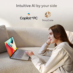 ASUS Zenbook A14 Copilot+ PC, Snapdragon X, 16GB RAM, 1TB SSD, 14 Inch OLED Laptop, UX3407QA-QD244W