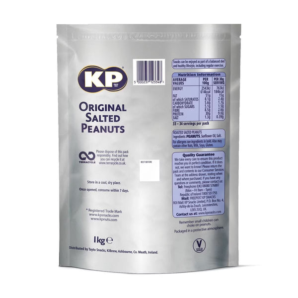 KP Original Salted Peanuts, 1Kg