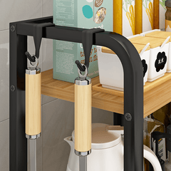 1pc Stainless Steel Multi-Tier Storage Rack - Space-Saving Countertop Spice Shelf Suitable for Kitchen, Bathroom, And Bedroom, Kitchen Storage Rack