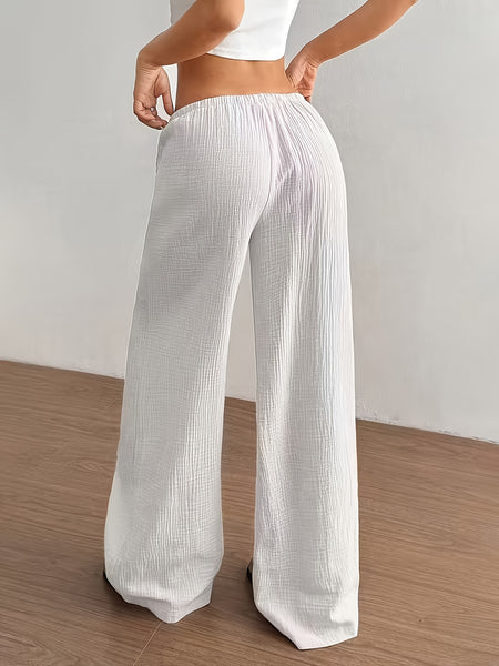 Two-Piece Set Women'S Elegant Trousers Casual Straight-Leg Pants