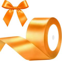 G2PLUS White Stain Ribbons - 22M Thick Fabric Gift Wrap Ribbons for Crafting, Wedding & Valentine'S Day Decoration