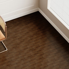 36pcs Self Adhesive Vinyl Flooring, 15X30cm Wood & & Stone Grain Effect Peel and Stick Floor Tiles, Waterproof Flooring Stickers for Home Office Bedroom Kitchen Living Room