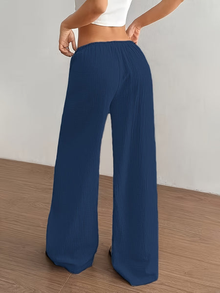 Two-Piece Set Women'S Elegant Trousers Casual Straight-Leg Pants