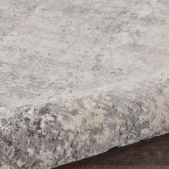 Rustic Textures Mottled Grey Runner, 66 X 236 Cm
