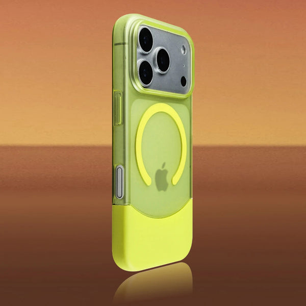 Phone Case - Elegant Split Hard Matte Design for Pro Models 17, 16, 15, 14, And 13, Featuring Ultra-Thin Magnetic Protection