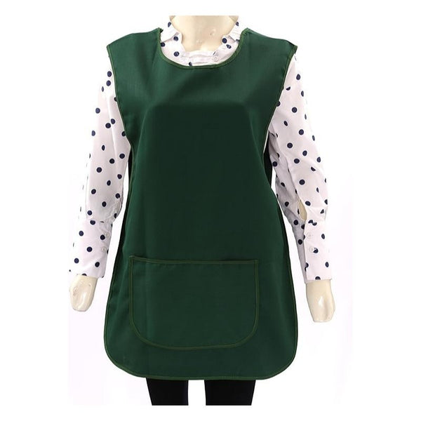 Self Tabard Apron | Aprons for Men, Women, and Ladies | Professional Cooking Aprons with 2 Pockets | Adjustable Kitchen Apron for Baking, BBQ, Grilling, Gardening, Crafting, Cleaning, Painting, Barista, Restaurant Work | Cute & Stylish Gift Apron for Mom,
