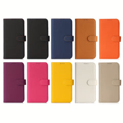 Phone Case: Magnetic Closure Genuine Leather Wallet Case for iPhone 17 Series RFID Blocking 4 Card Slots Premium Protection for 17 Pro Max 17 Air 17 Pro