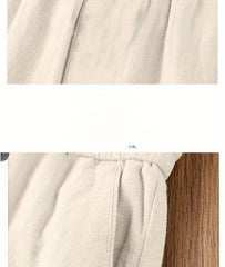 Pure Linen Wide-leg Pants for Women in Summer 2025, Straight Casual Long Pants, Fashionable and Versatile, Loose and Thin Style