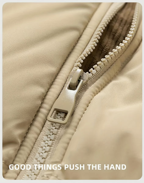 SIJIDOUPick:Men's Winter Hooded Warm Padded Jacket Stylish Trendy Thickened Coat for Autumn/Winter