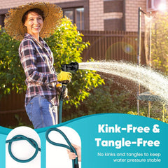 100ft Heavy-Duty Garden Hose, Expandable, Four Colors Are Available, With 1/2