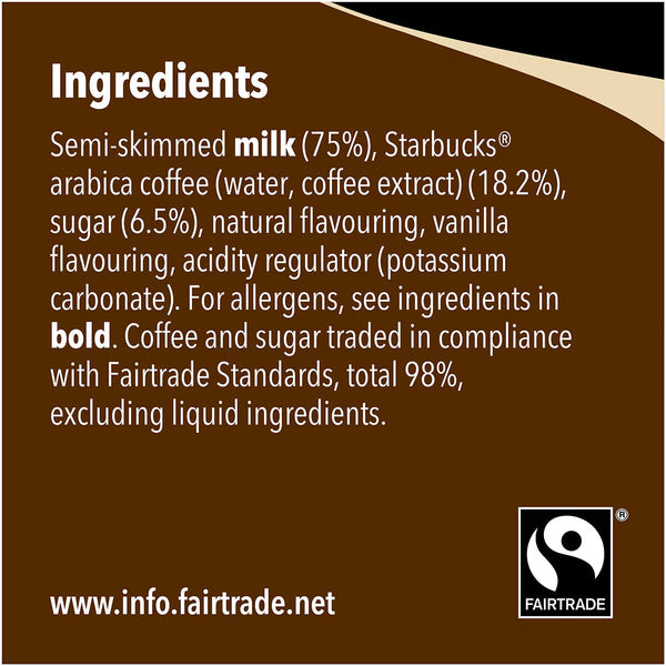 Starbucks Frappuccino Cookies and Cream, 8 X 250Ml