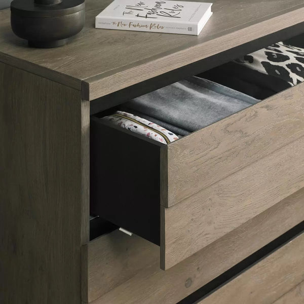 Bentley Designs Tivoli Weathered Oak 3 Drawer Chest of Drawers