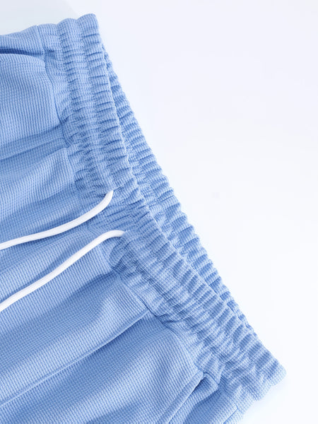 Men's 2pcs Set: Long-Sleeve Shirt and Drawstring Pants - Clean, Comfortable, Breathable