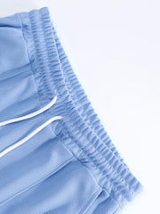 Men's 2pcs Set: Long-Sleeve Shirt and Drawstring Pants - Clean, Comfortable, Breathable
