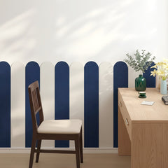 20Pcs Modern Minimalist Arch Pattern Self-Adhesive Wall Stickers Peel-and-Stick Removable and Interchangeable Home Decor for Living Room, Entryway, Bedroom, and More Easy to Install
