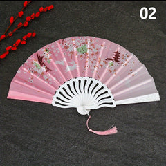 Folding Fan Hand Held Bamboo Fan Chinese Style Wedding Party Dance Fans hot