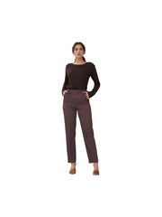 Women Trousers Stretchy Lightweight Finely Stitched Half Elasticated Pull Up Work Formal Pants Inside Leg 27 inches