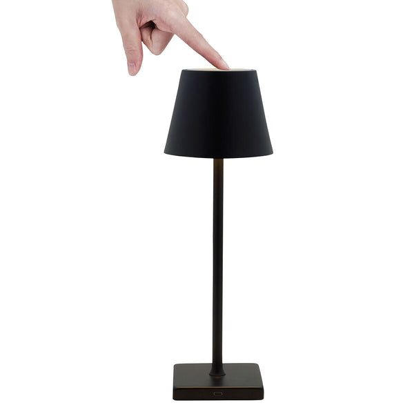 Mikasa Touch Control LED Lamp Set of 2 in Black