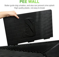 Hompet Dog Toilet Indoor Puppy Training Pad, Dog Potty Pet Training Grass Mat, Removable Waste Tray for Easier Clean Up, Non-Toxic Artificial Turf, (76×51 Cm)