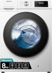 Hisense-Wfqp9014Evm-Freestanding-9 Kg-Front Load Washing Durable Inverter Machine-Steam Wash-Quick Wash-15 Washing Programs-1400 Rpm-White-Energy Rating C