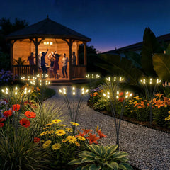 Fresh Source 8 Stem Solar Firefly Lights 4 Pack