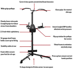 Marcy TC-3508 Deluxe Corner Pull up Power Tower